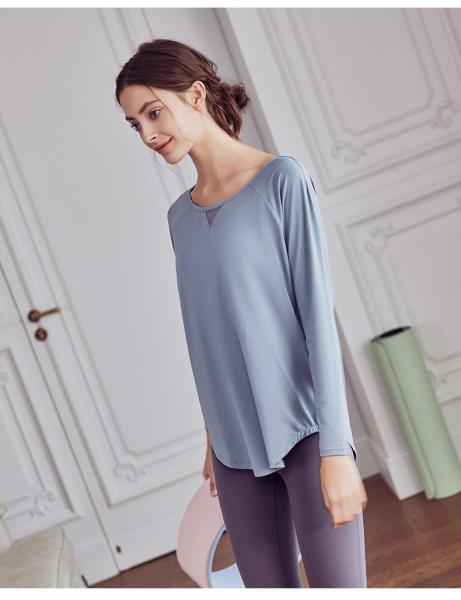 BSCI certified Women'S Long Sleeve Sports T Shirts Female Athletic Wear