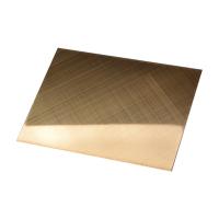 Revestimento de aço inoxidável decorativo da linha fina da folha do ouro 201 para a decoração de construção