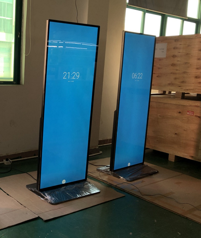 Signage пола полноэкранного дисплея стоя видео- для рекламы