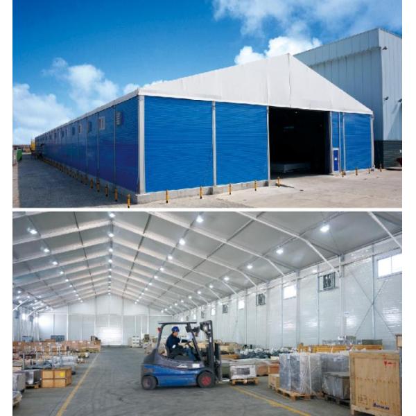 Portable Aluminum Industrial Storage Tents With Roller Doors
