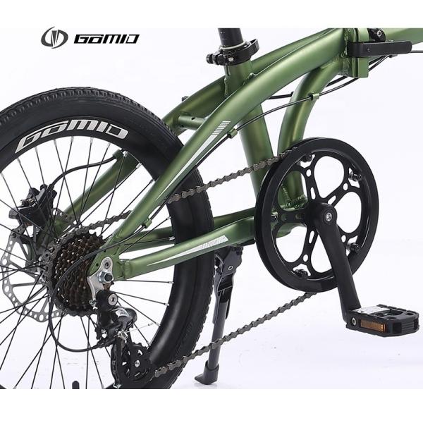 Alloy Extension-type Foldable Handlebar GOMID Folding City Bike Custom Foldable Bicycle with SHIMANO Kit Gear Cycle Ideal