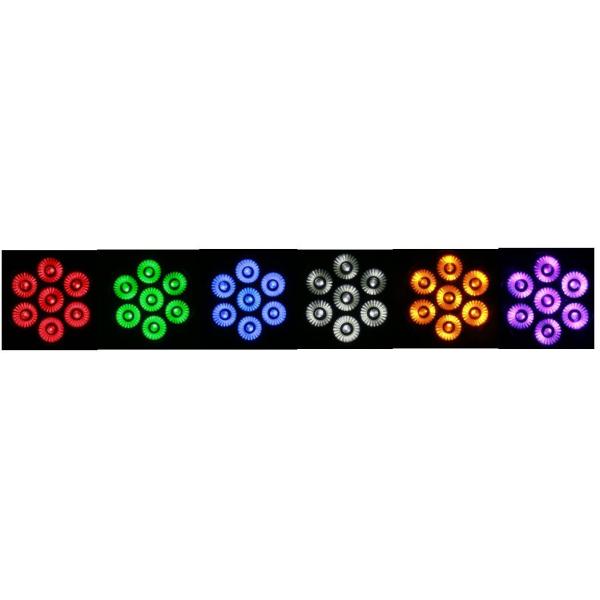 7PCS 18PCS RGBWY UV 6IN1 Outdoor Led Par Waterproof Light Public Led Par Light