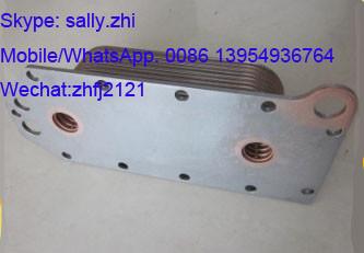 sdlg oil cooler c3974815 , 4110000081018, engine spare parts  for Cummins Diesel Engine