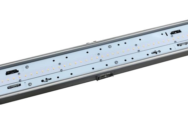 Pure White Plastic 36W IP65 LED Tri-Proof Light Fixture For Gas Station , Banks