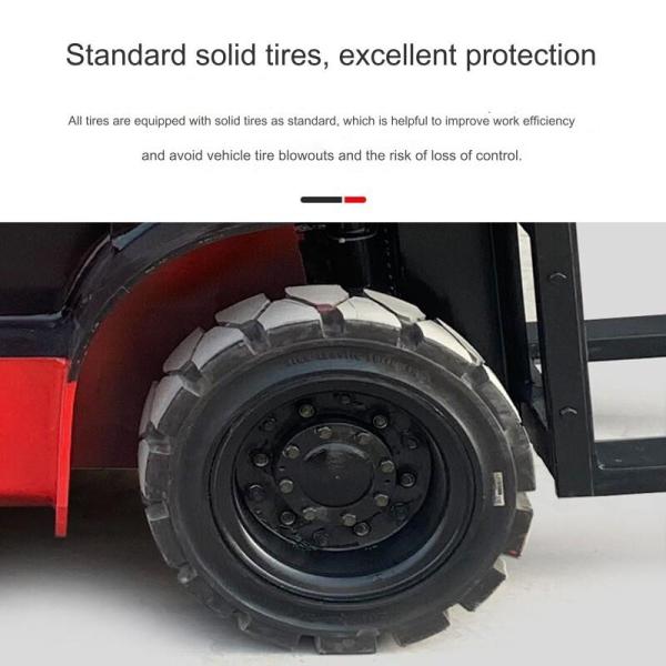 Triplex Mast 2 Ton Electric Forklift With Built In Charger And 400Ah Battery Capacity