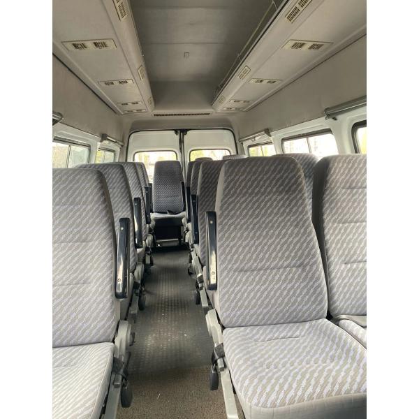 El EURO usado IV de Mini Bus alto tejado Front Engine 6 de 17 asientos mide la mano de segundo de la ventana de desplazamiento Ford Tansit JX6600