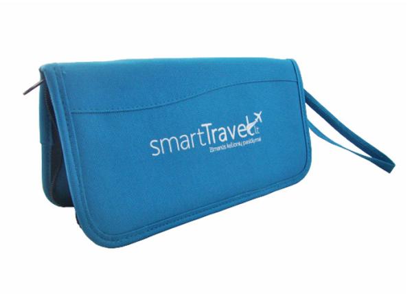 Portable Folding Travel Accessory Pouch With Customized Design / Logo