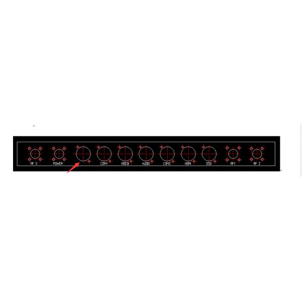 Долгосрочный приемник HD 1080P, радиотелеграф приемника прислужника COFDM HDMI с шифрованием AES