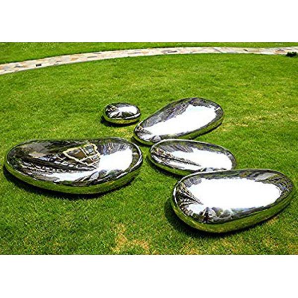 Decoration Modern Metal Garden Sculptures Polished Stainless Steel Mirror
