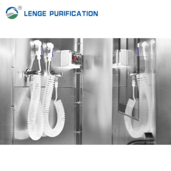 SS304 Cleanroom Air Shower Mist Shower For Pharmaceutical Factory With Nozzles
