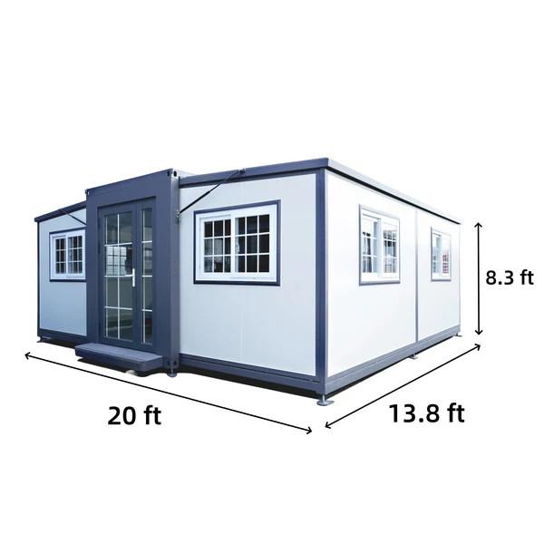 Galvanized Steel Modular Prefabricated Expandable Container Homes For Schools Offices