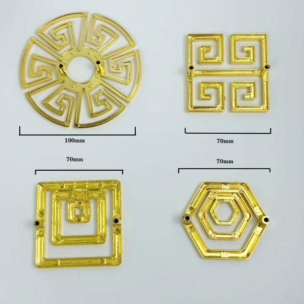 High-quality Decorative Sofa Buttons Modern Plastic Petal Decorative Accessories