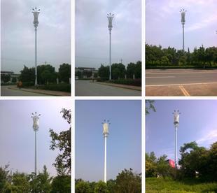 Полюс HDG радиосвязи башни сотового телефона микроволны передвижной & покрынный порошок