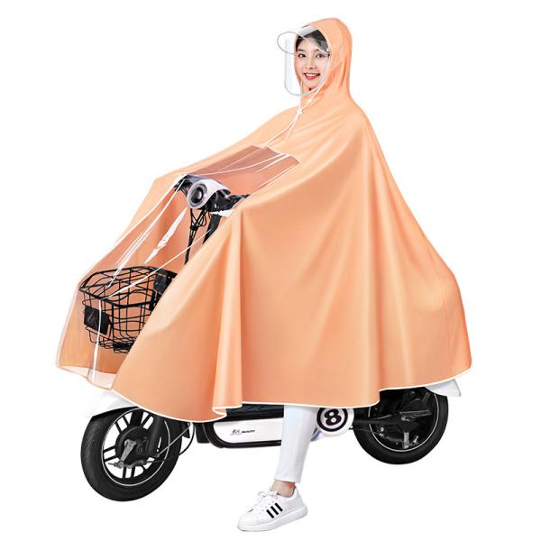 Daily Products Electric Car RAINWEAR Non-Disposable One-Piece Raincoat PVC Color Poncho