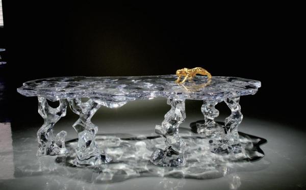 ソース 工場 アクリル 食卓 24K ゴールド 家具 色とサイズ 一品 オーダーメイド