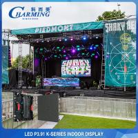 Pantalla de alquiler LED de 16 bits antidesgaste, alquiler de pared de video para exteriores de 200W