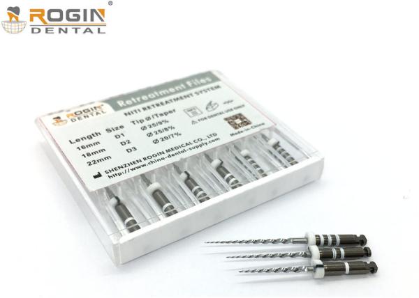 Sistema dental giratório 16/da retirada de Niti Endo Retreatment Files Assorted D1 D2 D3 18/de 22mm