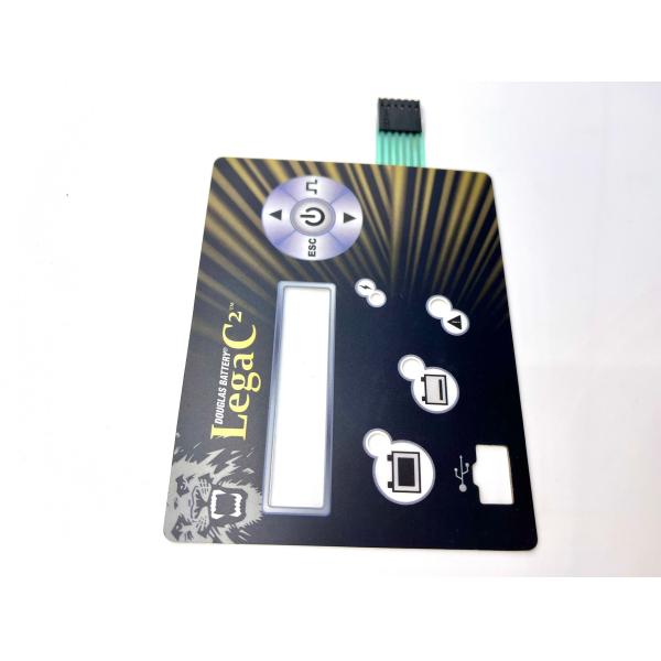 Глянцевая отделка полиэстер прозрачное окно тактильная кнопка для станков с ЧПУ