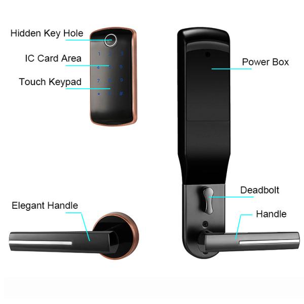 Замок цифров замка пароля безопасностью Keyless умный с ПРИЛОЖЕНИЕМ TT