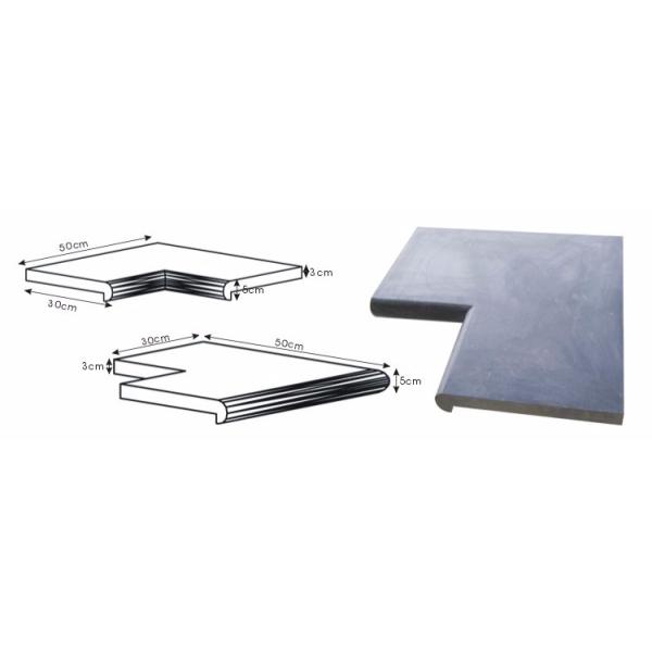 Плитки и плита известняка прочных Уньполишед покрышечных камней бассейна голубые