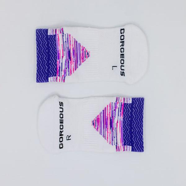 Sporty Anti Dust Athletic Basketball Socks Skid Proof Colorful