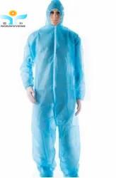 YIHE Breathable Disposable Coveralls , SMS Protective Work Suits Long Sleeve