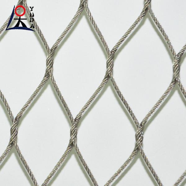 Customized Diameter Stainless Steel Wire Rope Mesh Slope Protection Soft Flexible