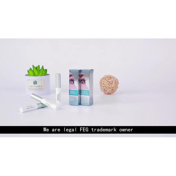 Private Label FEG Eyelash Enhancer Growth Serum 3ml 100% Herbal Ingredient