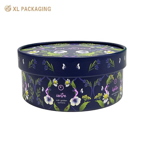 Envasado XL Envasado personalizado Caja de envasado personalizada cilindro de té café Kraft Envasado Caja de envasado tubo de papel tubo de cartón impreso Envasado redondo Kraft