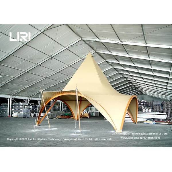 Large Teepee Glamping Tent In Wild Life Designed By Aluminum Alloy Frames