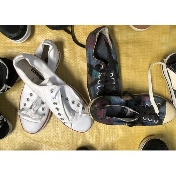 Wearable Second Hand Clothes And Shoes First Grade Used Canvas Shoes