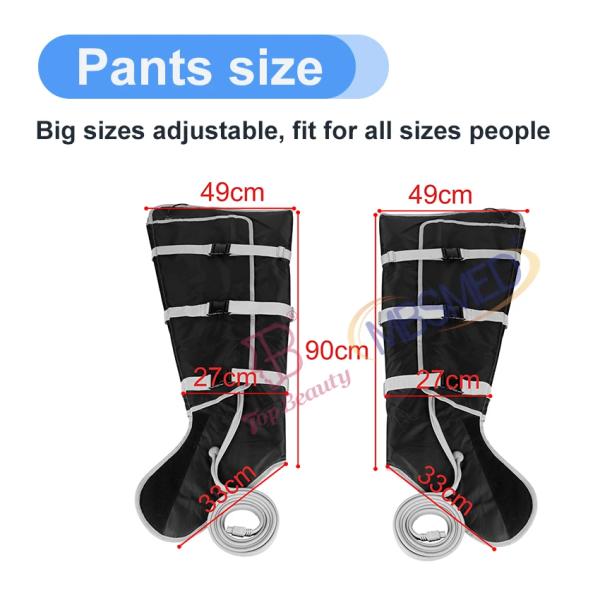 2 In1 Машина для лечения воздушным давлением Лимфатический дренаж Костюм для лечения воздушным давлением Инфракрасная терапия Потеря веса