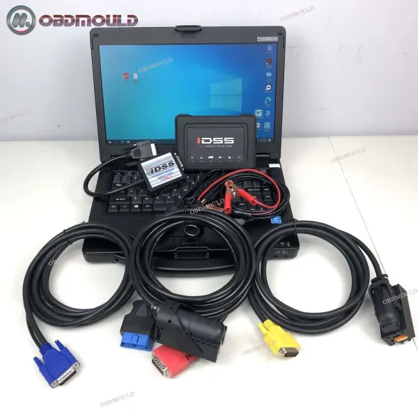 Laptop CF53 con escáner de diagnóstico IDSS original de Isuzu con software versión 2025, hardware y software todo en uno, soporte multilingüe para diagnóstico de camiones y excavadoras