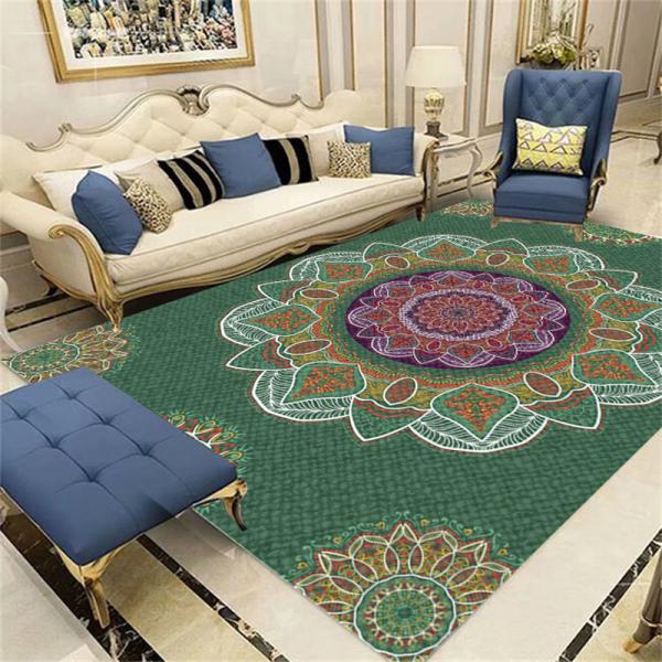 Household Polyester Living Room Floor Carpets Middle Eastern Style Dining Room Carpet