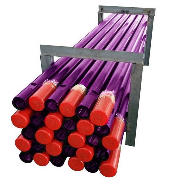 Heavy Duty Extension Rod T45 3660mm Mining Machine Parts Threaded Drill Pipe
