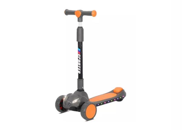 Multi Mode Sensitive Braking 3 Wheel Foot Stroller Plastic PU Adjustable Kids Scooter