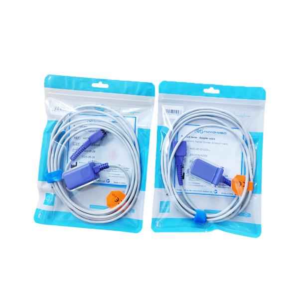 7 Pin SpO2 Pulse Oximeter Cables 1 Meter Spo2 Sensor Cable Easy Installation