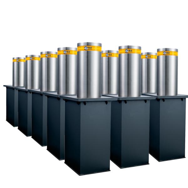 1.8s Retractable Security Bollards Down Thickness 6mm Retractable Parking 220v