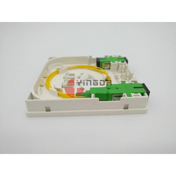 Крытая лицевая плита волокна к домашней белизне СК АБС+ПК портов панели 2 стенной розетки