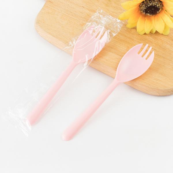 Length Plastic Spork Straight Style with Customized Request and Customization