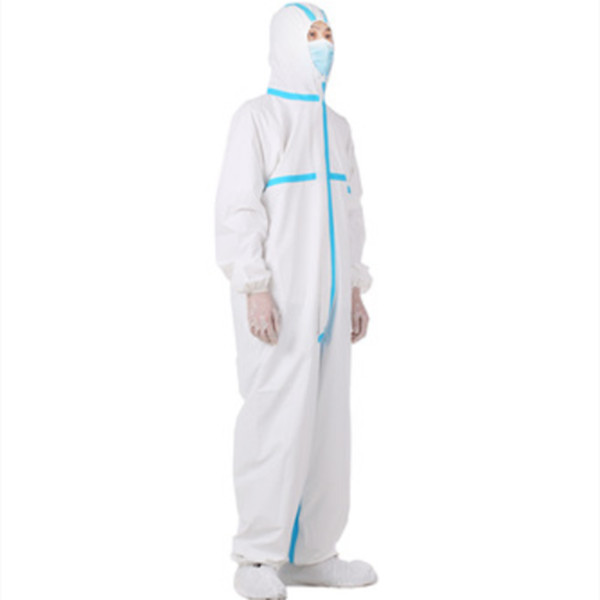 Breathable Waterproof Isolation Gown , Medical Disposable Protective Suit