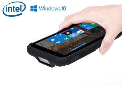 IP65 6 Inch Rugged Handheld Mobile Intel x5-Z8350 Windows PDA Black Color
