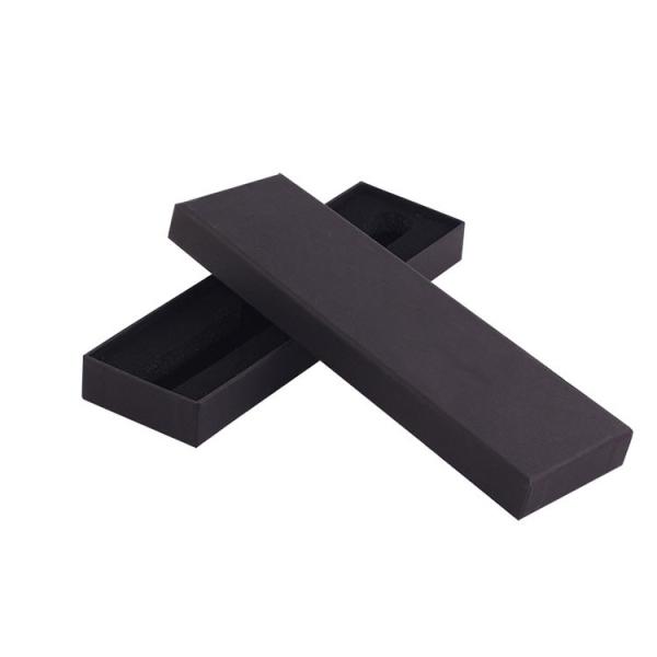 Rectangle Black Gift Watch Kraft Paper Box Sponge Protective