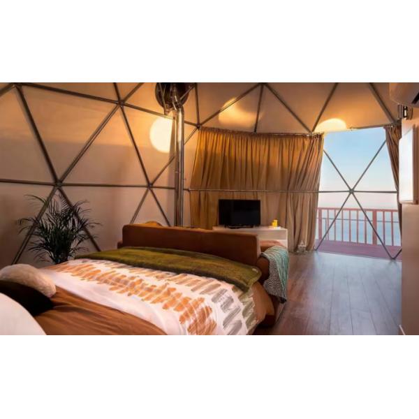 Высокобезопасное пластмассовое надувное прозрачное глампинг коттедж сад пузырь купол кемпинг гостиничный шатер