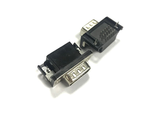 PBT HDR Right Angle Male Female 15 Pin AWG24 D Sub Connector
