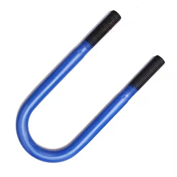 10.9 Grado U Cerrojo de abrazadera de tubería galvanizado cerro U Azul para reemplazo