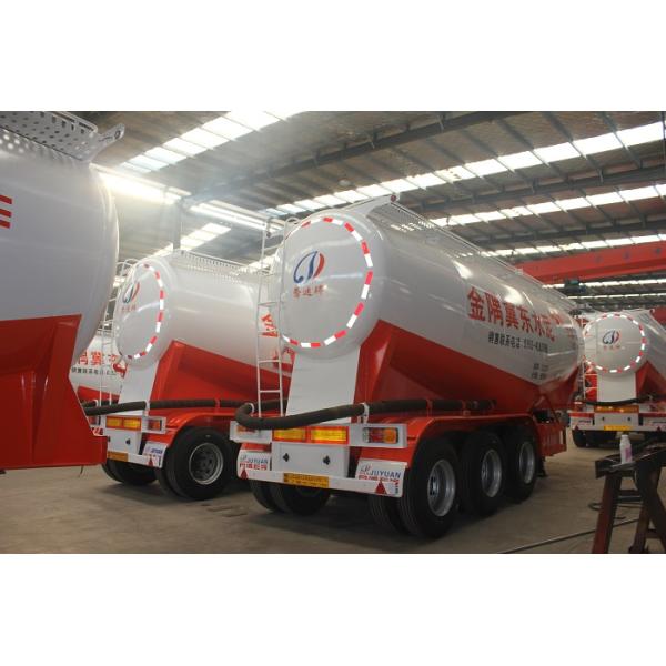 45M3 V Type Bulk Cement Tanker Powder Tank Semi Trailer with 11980*2500*3800mm Size