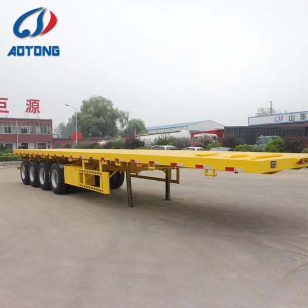 2/3/4 Axles 20FT/40FT/45FT 40tons 60tons Flatbed/Platform Container Cargo Transport Semi Truck Trailer