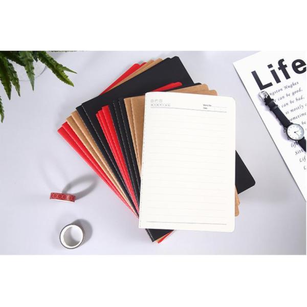 100 Pages/ 50 Sheets Soft Kraft Cover Notebook Perfect for Students and Professionals