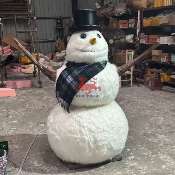 Amusement Park Animatronic Christmas Singing Cartoon Snowman for Sale